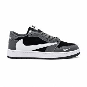 کفش و کتانی مردانه مدل نایک ترویس NIKE TRAVIS رنگ طوسی مشکی کد 30963