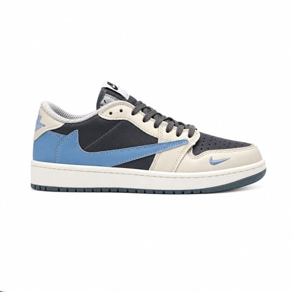 کفش و کتانی زنانه و دخترانه مدل نایک ترویس NIKE TRAVIS رنگ طوسی آبی کد 30362