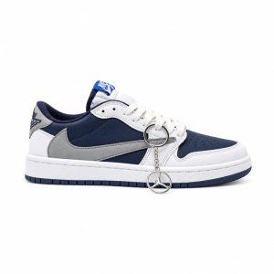 کفش و کتانی زنانه و دخترانه مدل نایک ترویس NIKE TRAVIS رنگ سرمه ای طوسی کد 30354