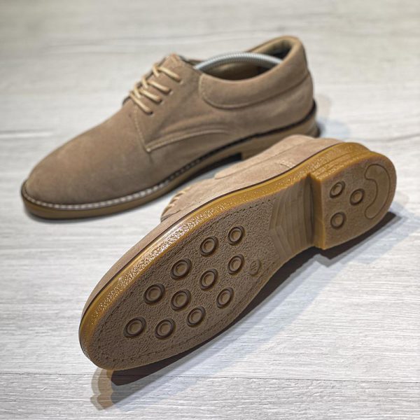 کفش کلاسیک مردانه رنگ خاکی